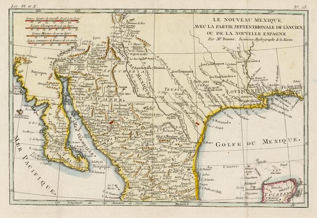 Le Nouveau Mexique, avec la Partie Septentrionale de l' Ancien, ou de la Nouvelle Espagne