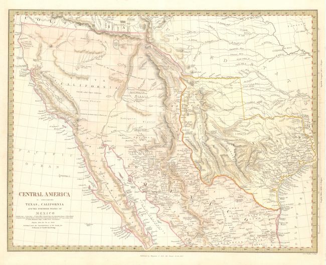 Central America II - Including Texas, California and the Northern States of Mexico