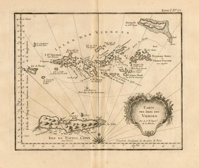 Carte des Isles des Vierges