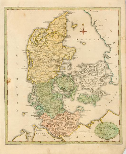 A New and Accurate Map of Denmark and Holstein from the best Authorities