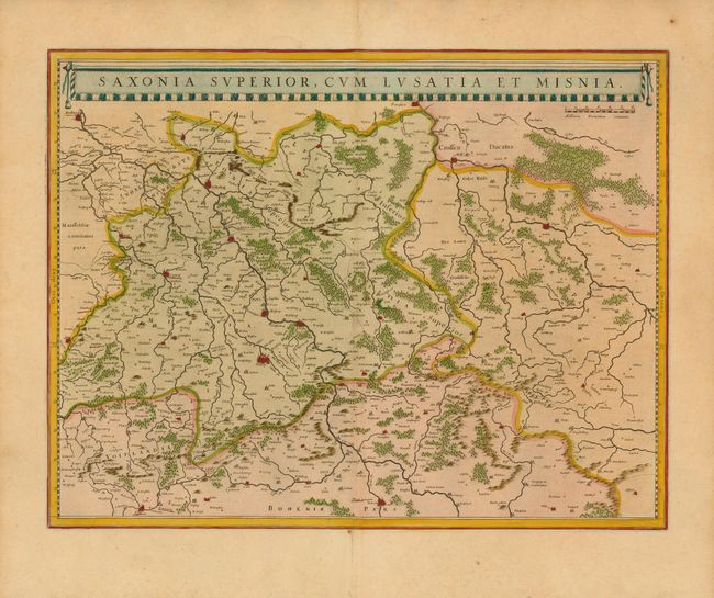 Saxonia Superior, cum Lusatia et Misnia