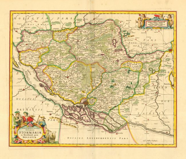Tabula Geographica novissima Ducatus Stormariae in Meridionali parte Holsatiae