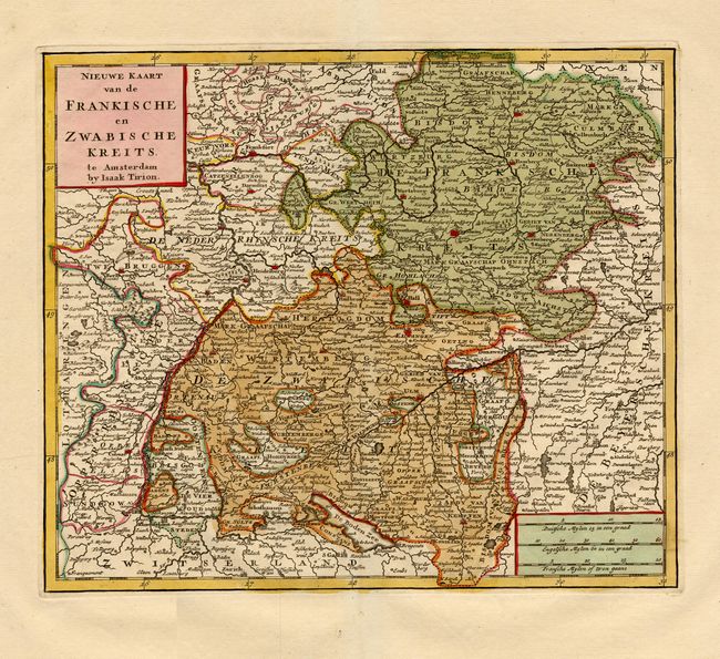 Nieuwe Kaart van de Frankische en Zwabische Kreits