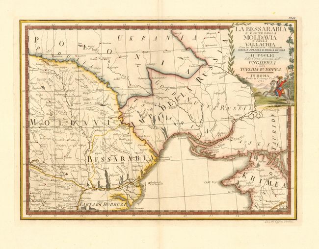 La Bessarabia e Parte della Moldavia e della Vallachia Con le Provincie Consinanti della Polonia e della Russia