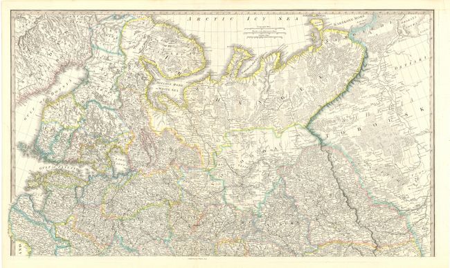 The Russian Dominions in Europe drawn from the latest Maps printed, by the Academy of Sciences, St. Petersburg; revised and corrected, with the Post Roads & New Governments, from the Russian Atlas of 1806