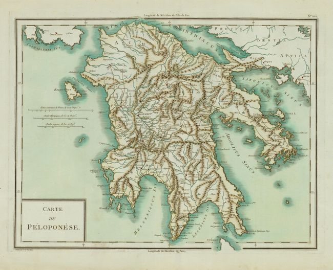Carte du Peloponese