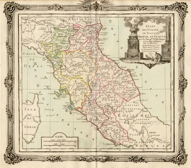 Etats de l' Eglise, de Toscane, Modene et Luques