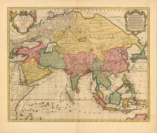 L'Asie Divisee en ses Empires, Royaumes, et Etats