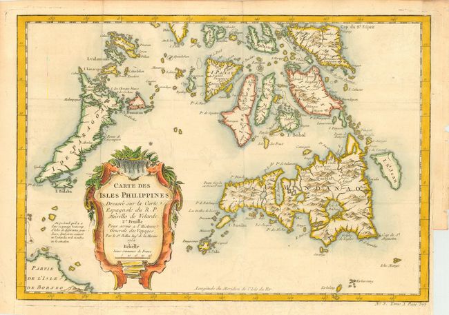 Carte des Isles Philippines Dresse sur la Carte Espagnole du R.P. Murillo de Velarde. 2e Feuille