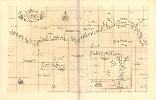 Carta particolare che comincia con il siu me Iuntas nella Guinea e sinisce con il capo di S: Dara e con l' Isola d' S. Tomaso