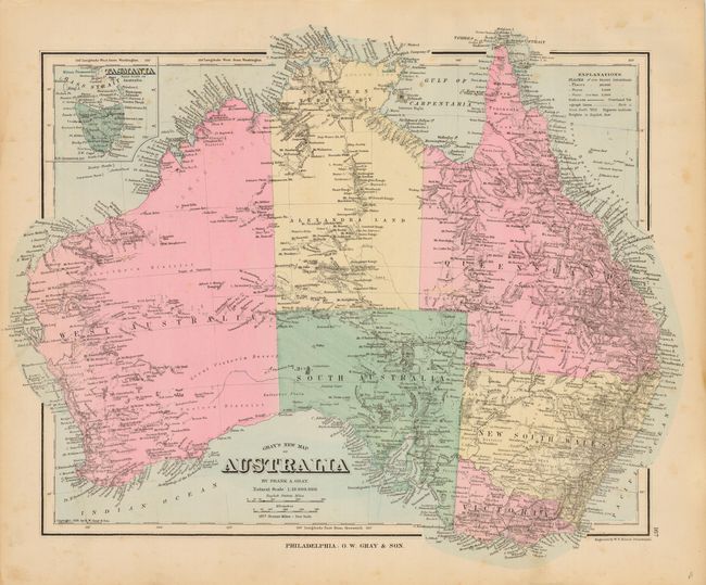 Gray's New Map of Australia