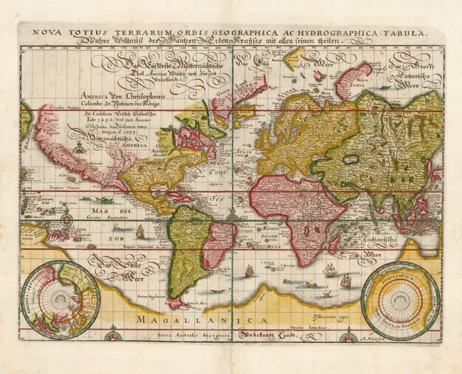 Nova Totius Terrarum Orbis Geographica Ac Hydrographica Tabula