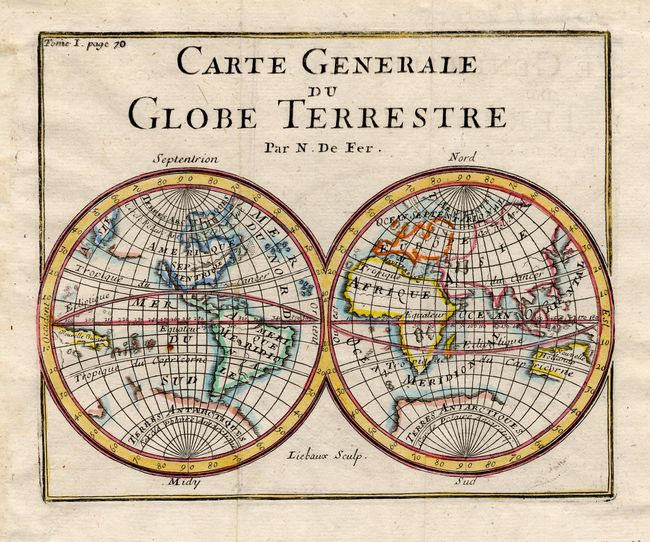 Carte Generale du Globe Terrestre