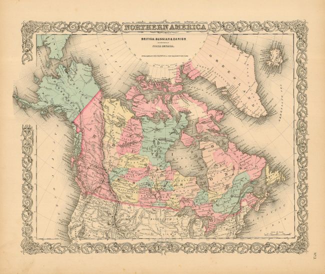 Northern America British, Russian & Danish Possessions in North America