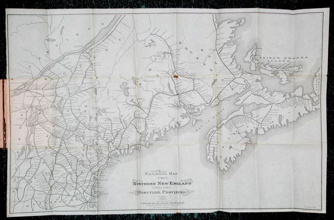 Railroad Map of Northern New England and the Maritime Provinces
