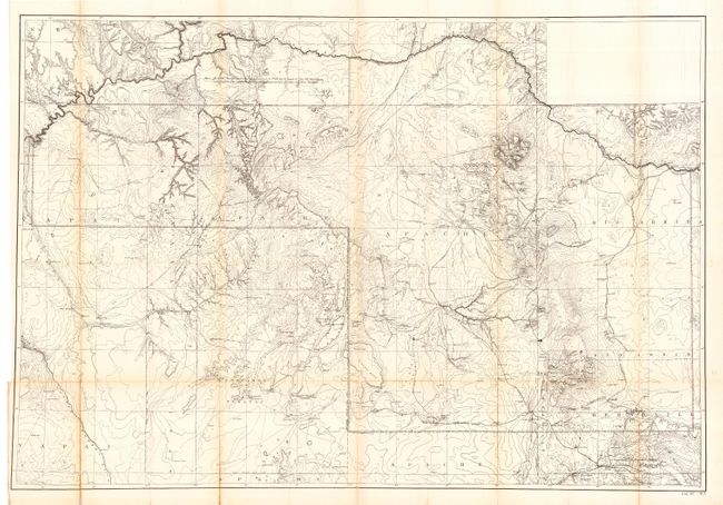 [Map of the Navajo Reservation, Arizona and New Mexico]