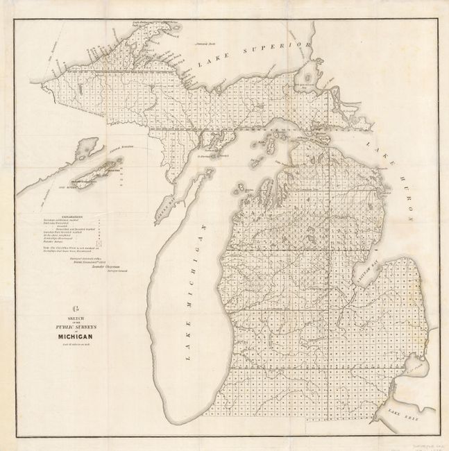 Sketch of the Public Surveys in Michigan