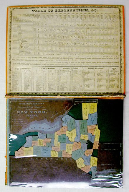 McCleary & Pierce's Geographical Analysis of the State of New York, Albany
