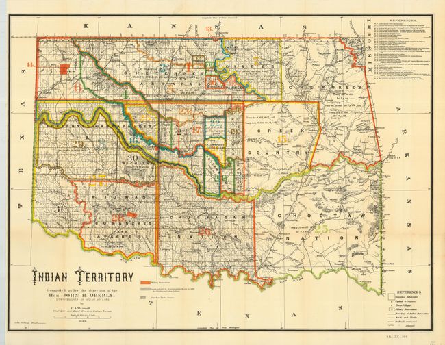 Indian Territory Compiled under the direction of Hon: John H. Oberly