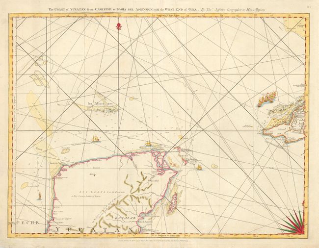 The Coast of Yucatan from Campeche to Bahia del Ascension; with the West End of Cuba