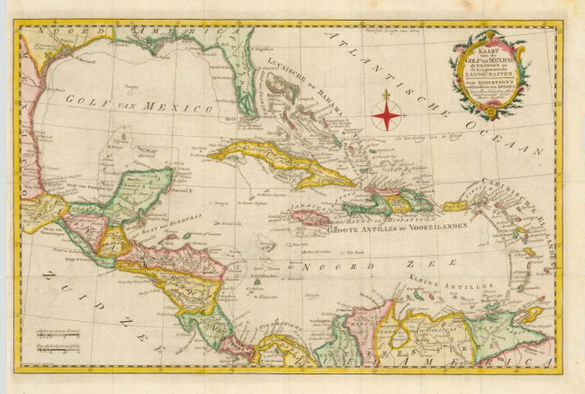 Kaart van de Golf van Mexico, de Eilanden en de Aangrenzende Landschappen