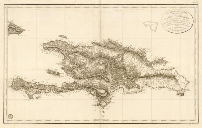 Carte Particuliere de l' Ile de Saint Domingue Dressee d' apre's divers Plans manuscrits communiques par le Cen. Sorrel Ingenieur des Colonies