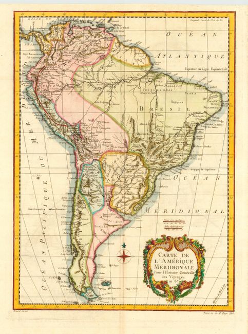 Carte de l' Amerique Meridionale