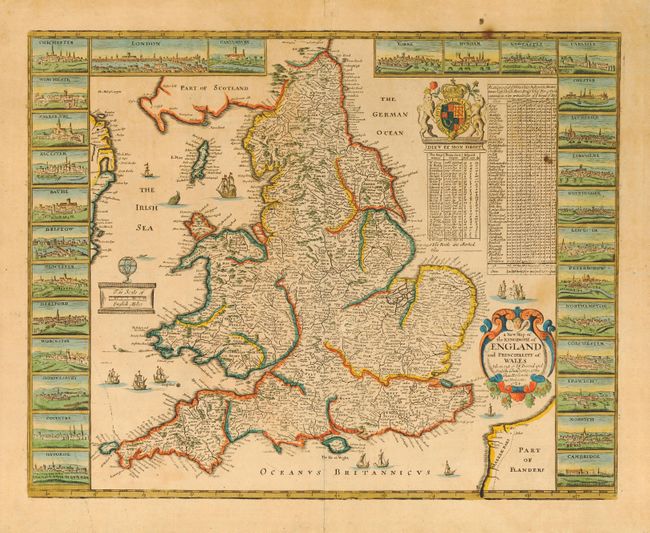A New Map of the Kingdome of England and Principality of Wales