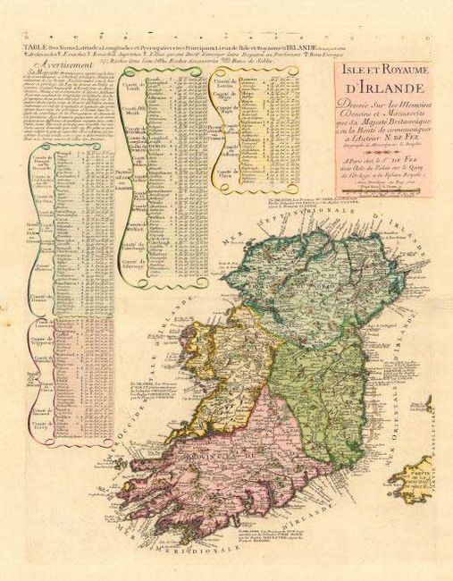 Isle et Royaume d' Irlande