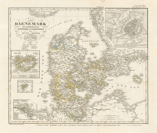 Daenemark mit Schleswig, Holstein und Lauenburg auch Sudl. Theil v. Schweden