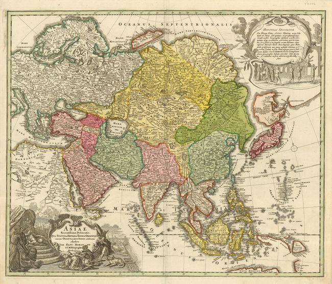 Asiae Recentissima Delineatio, Qua Status et Imperia Totius Orientis, unacum Orientalibus Indiis
