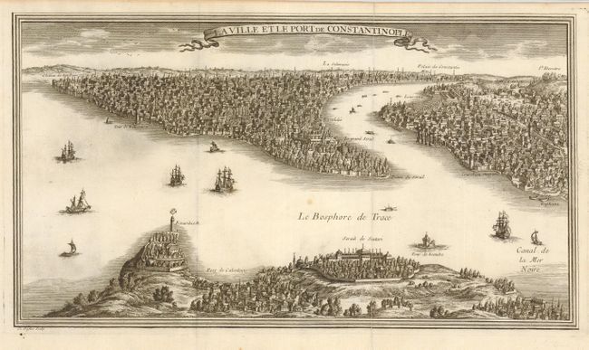 La Ville et le Port de Constantinople [with] Vue de l' Hellesponte et de la Propontide