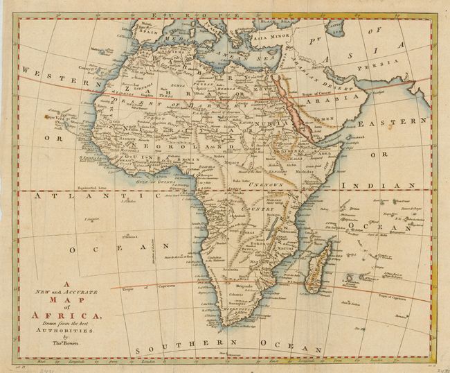 A New and Accurate Map of Africa Drawn from the best Authorities