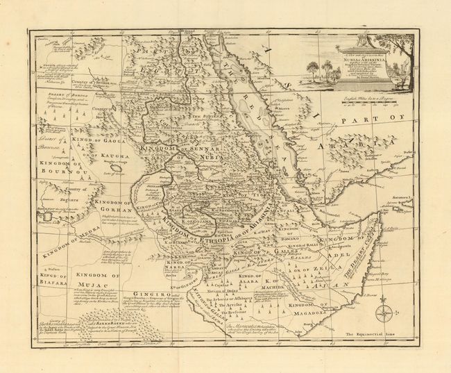 A New and Accurate Map of Nubia & Abissinia together with all the Kingdoms