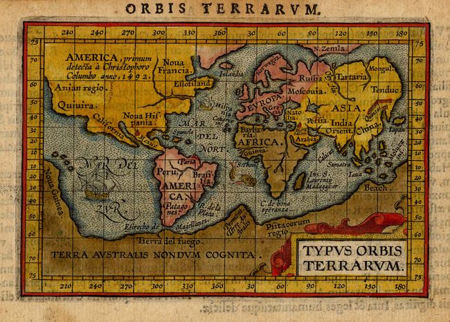 Typus Orbis Terrarum [in set with] America [and] Asia [and] Africa [and] Europa