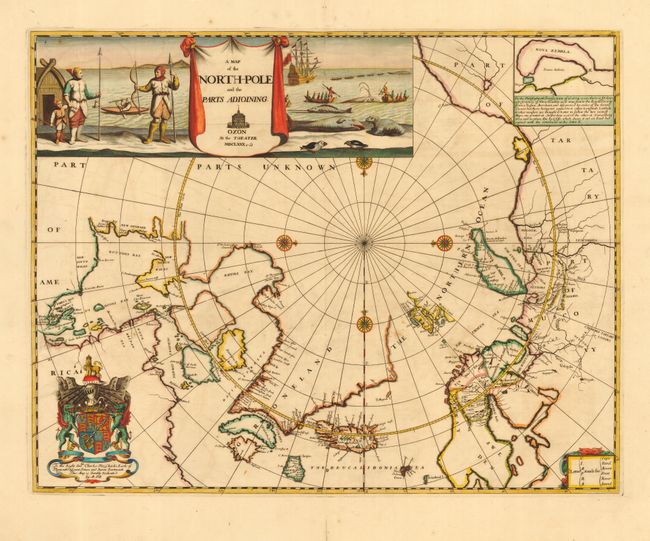 A Map of the North-Pole and the Parts Adioining