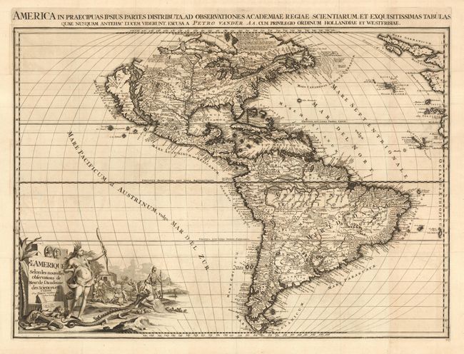 L'Amerique Selon les nouvelles observations de Messrs de l' Academie des Sciences, etc