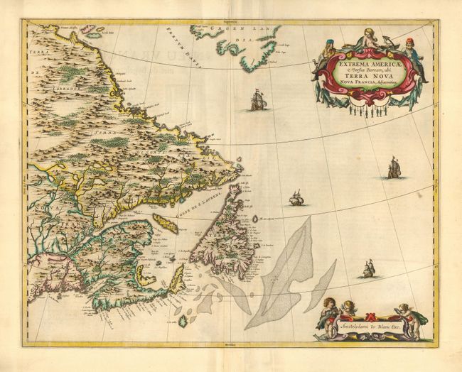 Extrema Americae versus Boream, ubi Terra Nova Nova Francia, Adjacentiaqs.