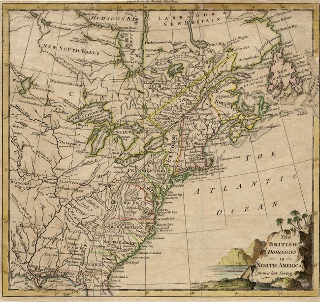 The British Dominions in North America from a late Survey
