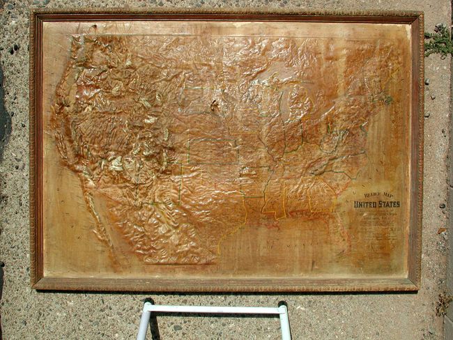 Relief Map of United States