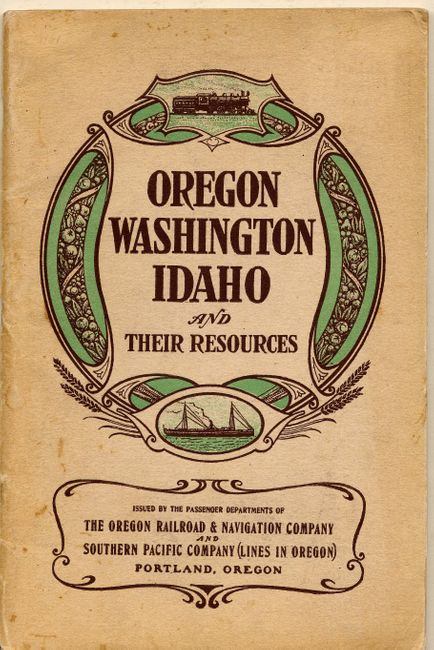 Map of the Oregon Railroad & Navigation Company and the Southern Pacific Company (Lines in Oregon)