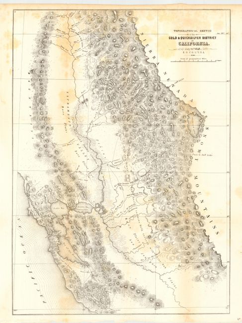 Topographical Sketch of the Gold & Quicksilver District of California