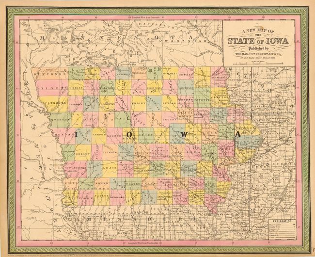 A New Map of the State of Iowa