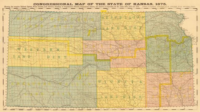 Congressional Map of the State of Kansas [and] Map of Kansas - Published by the State Board of Agriculture