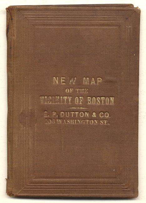 New Map of the Vicinity of Boston, With the dates of Settlement and Distance from the Capital.