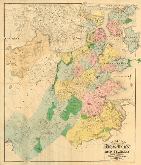 Map of the City of Boston and Vicinity Published Expressly for the Boston Directory