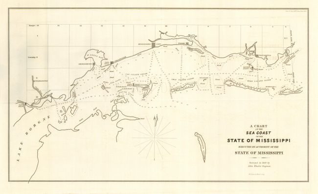 A Chart of the Sea Coast of the State of Mississippi Executed by Authority of the State of Mississippi