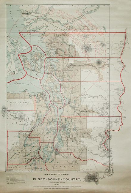 New Map of the Puget Sound Country. Third Revised Edition