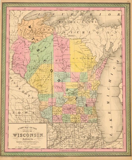 A New Map of the State of Wisconsin