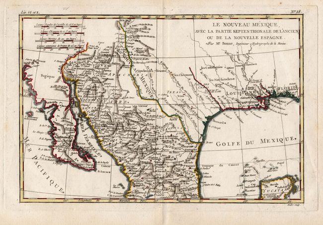 Le Nouveau Mexique avec la Partie Septentrionale de l' Ancien ou de la Nouvelle Espagne